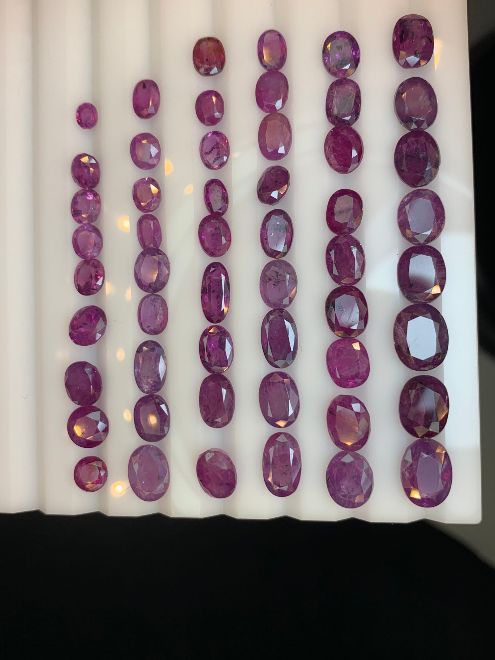 Fine quality Kashmir Sapphires. 64 carats