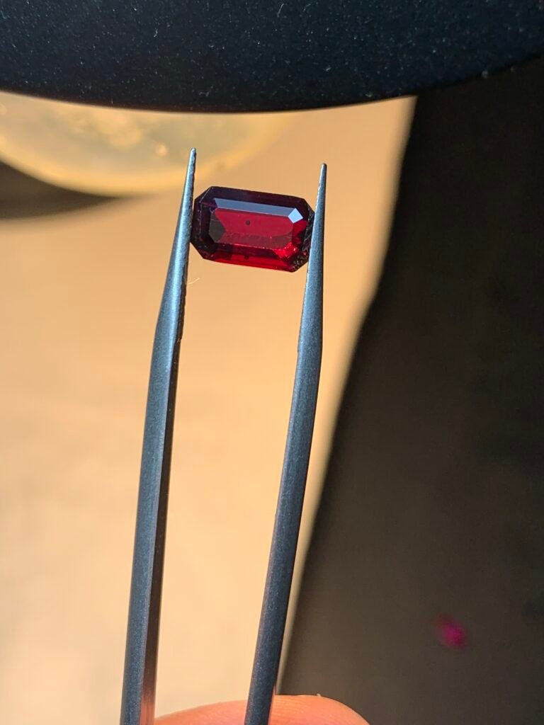 VVS quality pigeon blood ruby 2 ct
