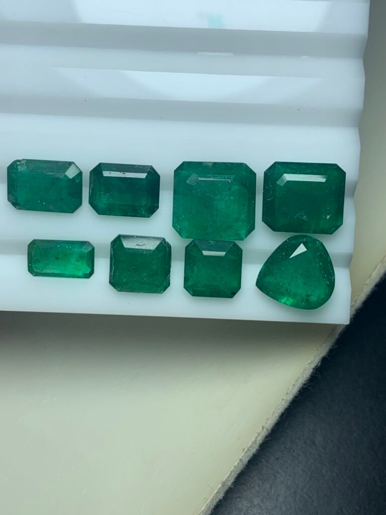 Fine Faceted Emeralds – 14.3 Carats