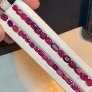 Beautiful Faceted Ruby lot 30 ct