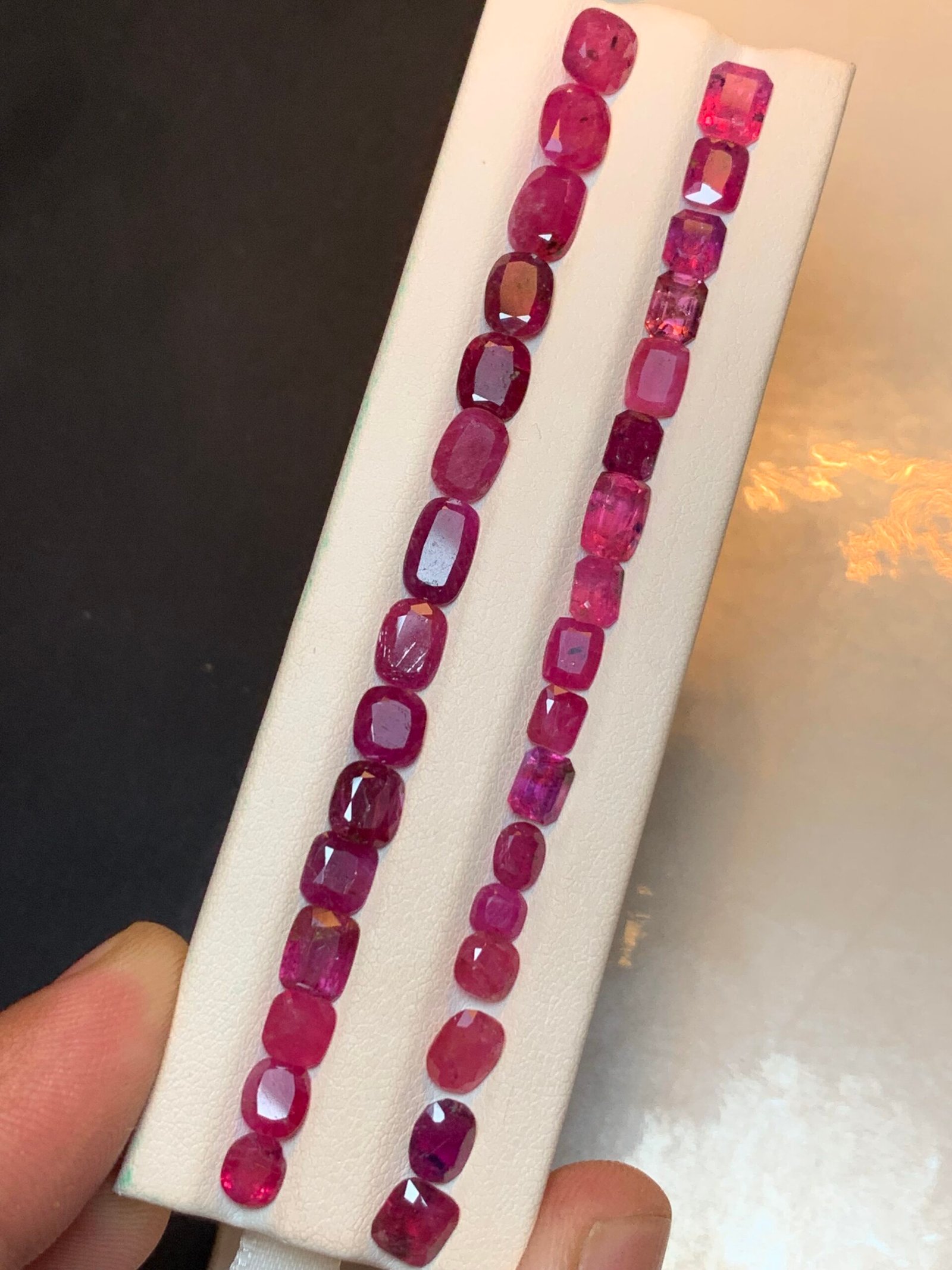 Beautiful Faceted Ruby lot 30 ct - Image 2