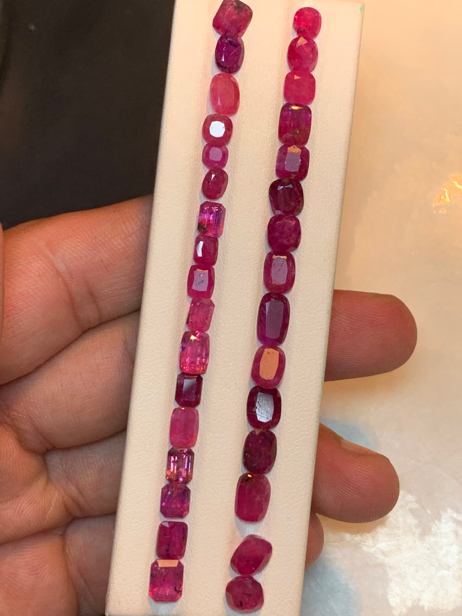 Beautiful Faceted Ruby lot 30 ct - Image 4
