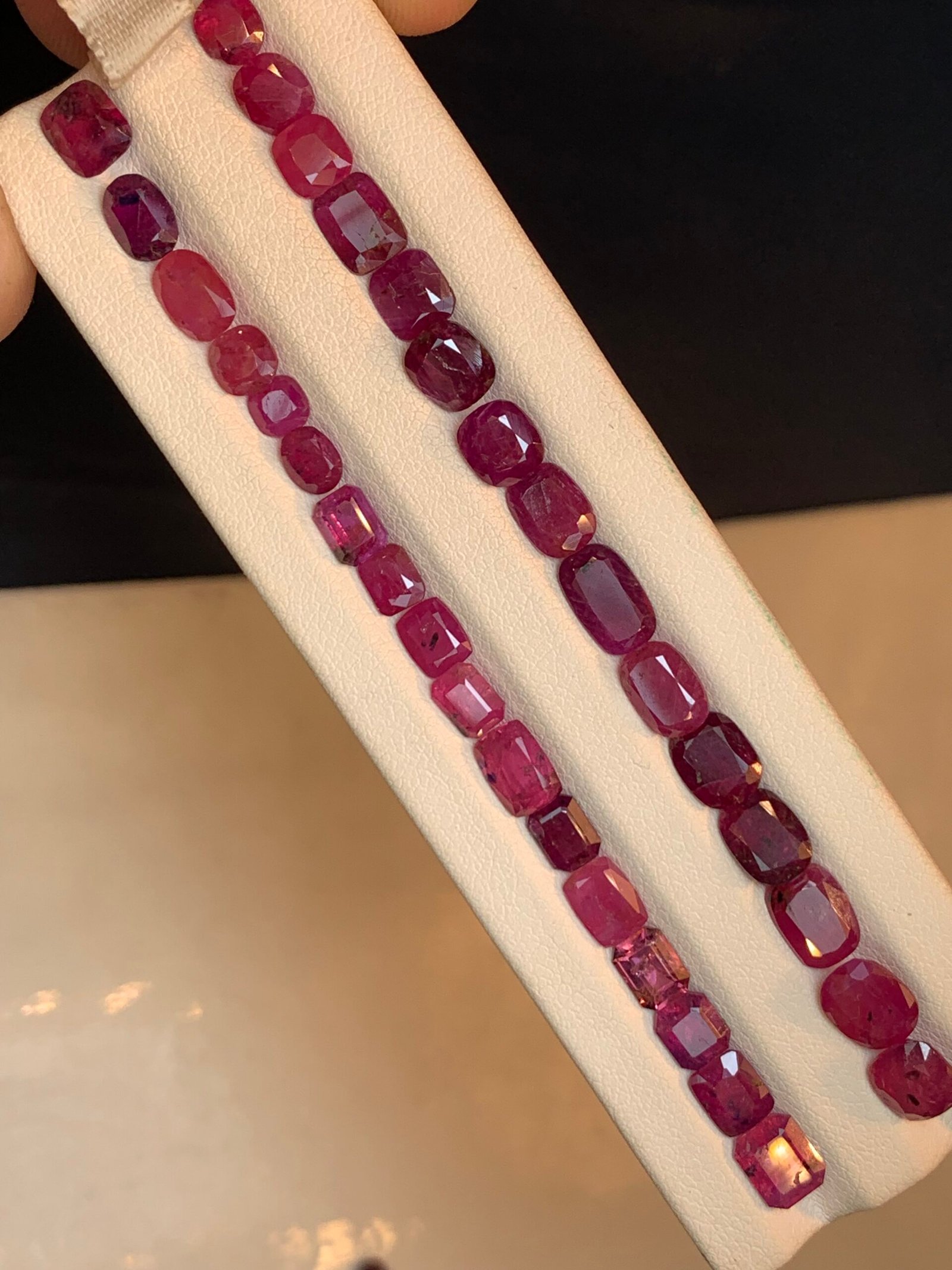 Beautiful Faceted Ruby lot 30 ct - Image 3