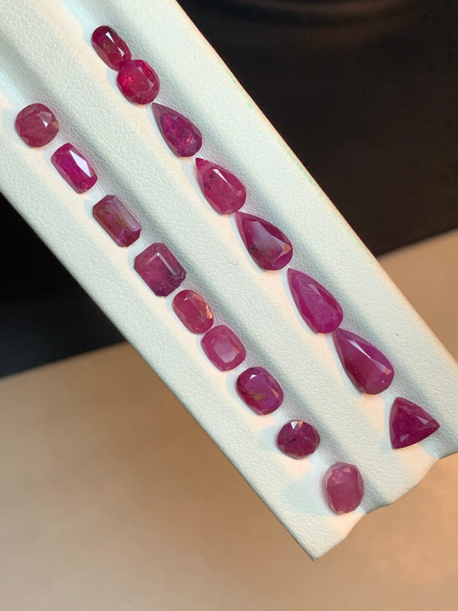 Faceted Rubies - 15 Carats