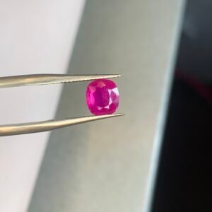 Neon Red Ruby 1.1 ct from Tajikistan