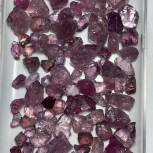 Facet Rough Spinels from Afghanistan