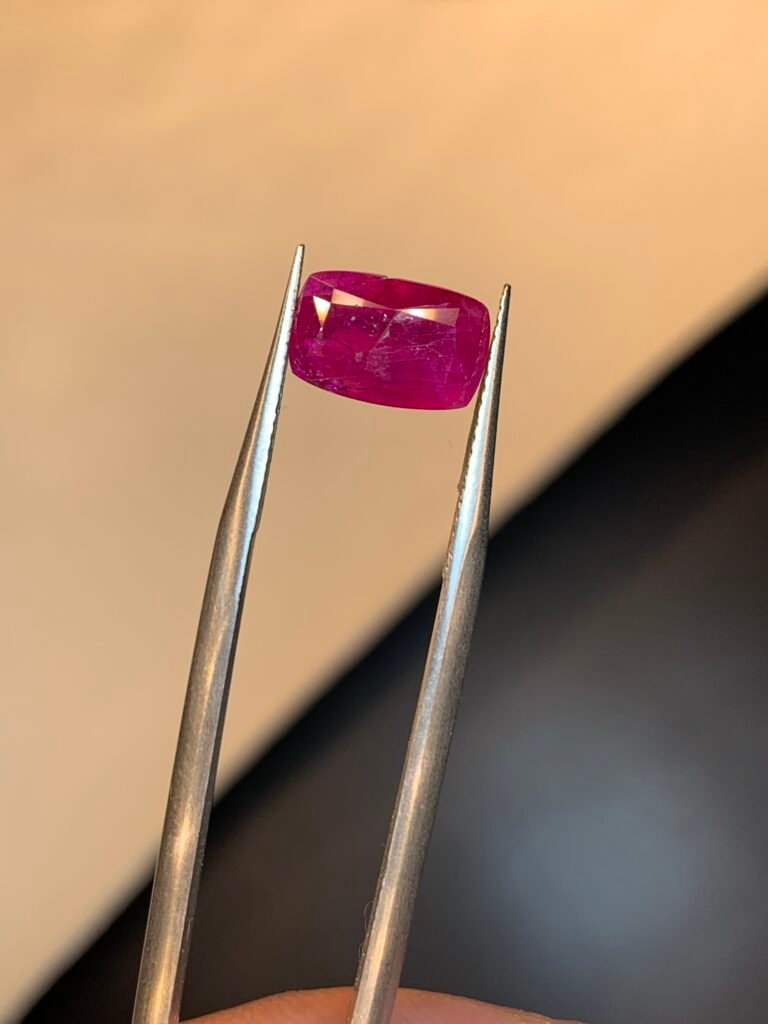 Nice Faceted Ruby 2.7 ct