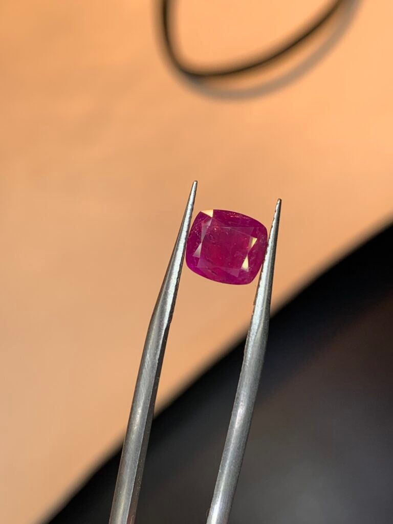 Neon Red Ruby - 2 ct from Afghanistan