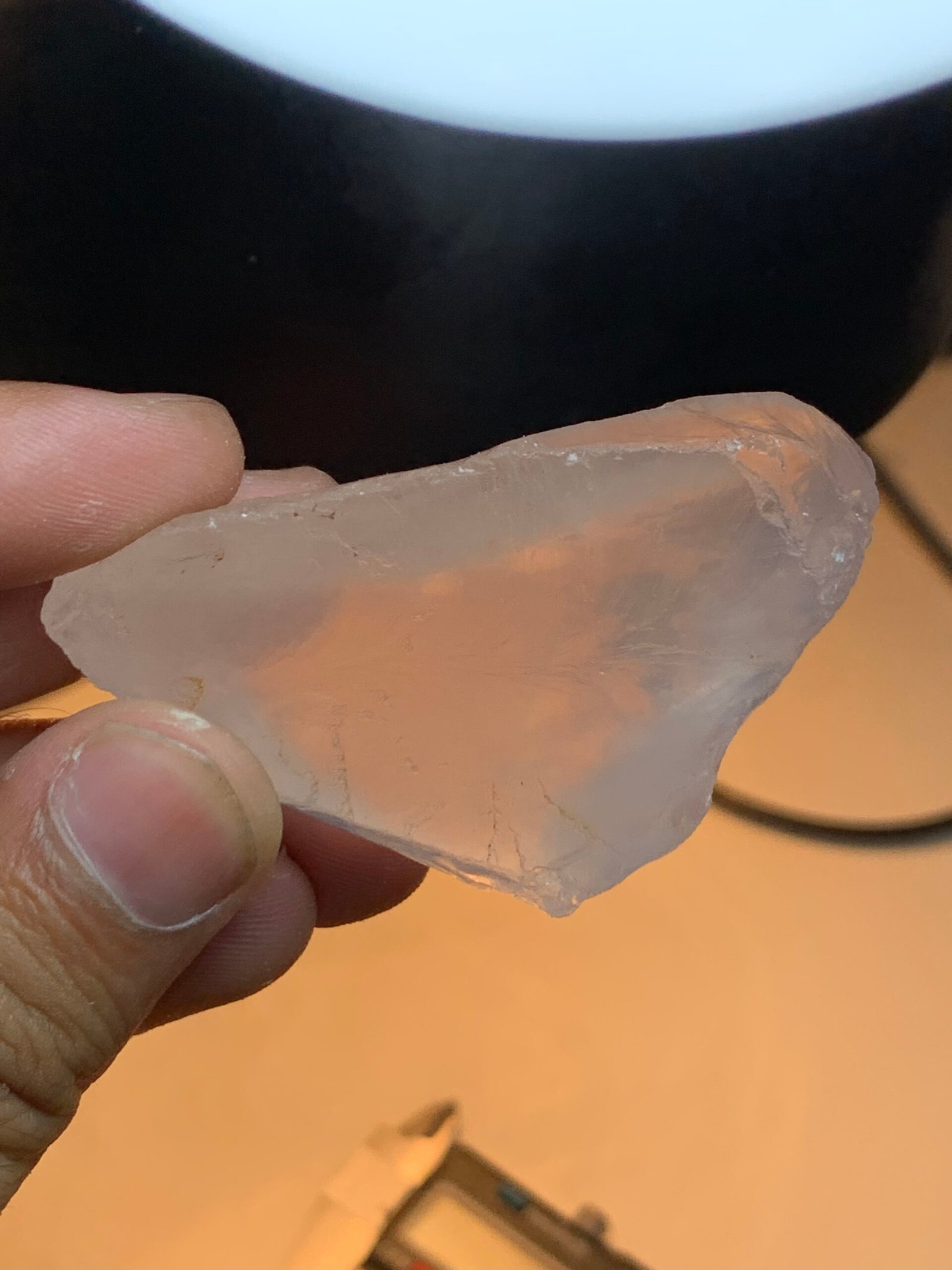 Facet rough Rose quartz - Image 6