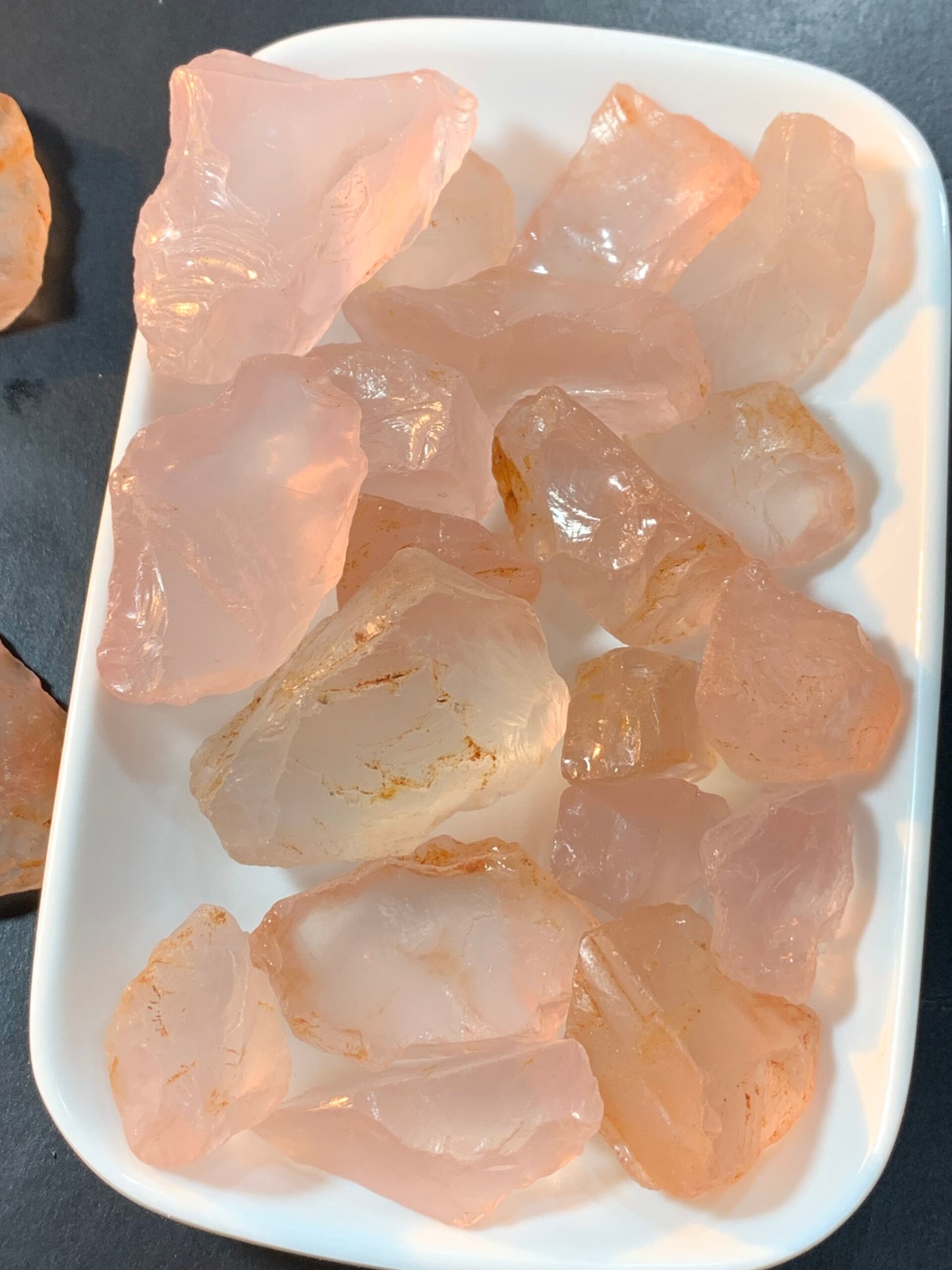 Facet rough Rose quartz - Image 3