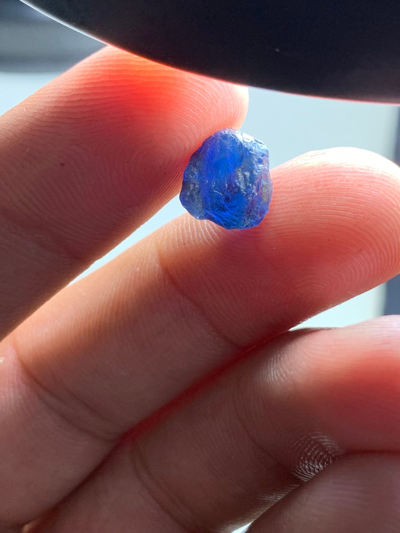 Fine Natural rough Blue Sapphire - 37.5 carats - Image 8