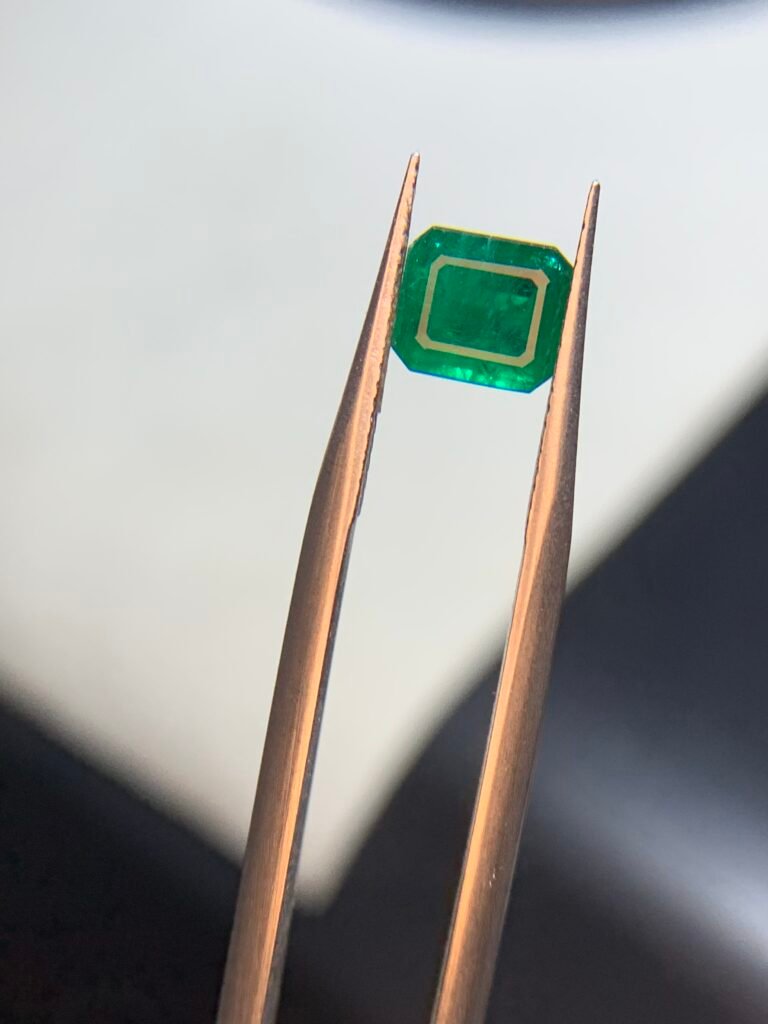 Emerald Cut 1ct  vivid green from swat