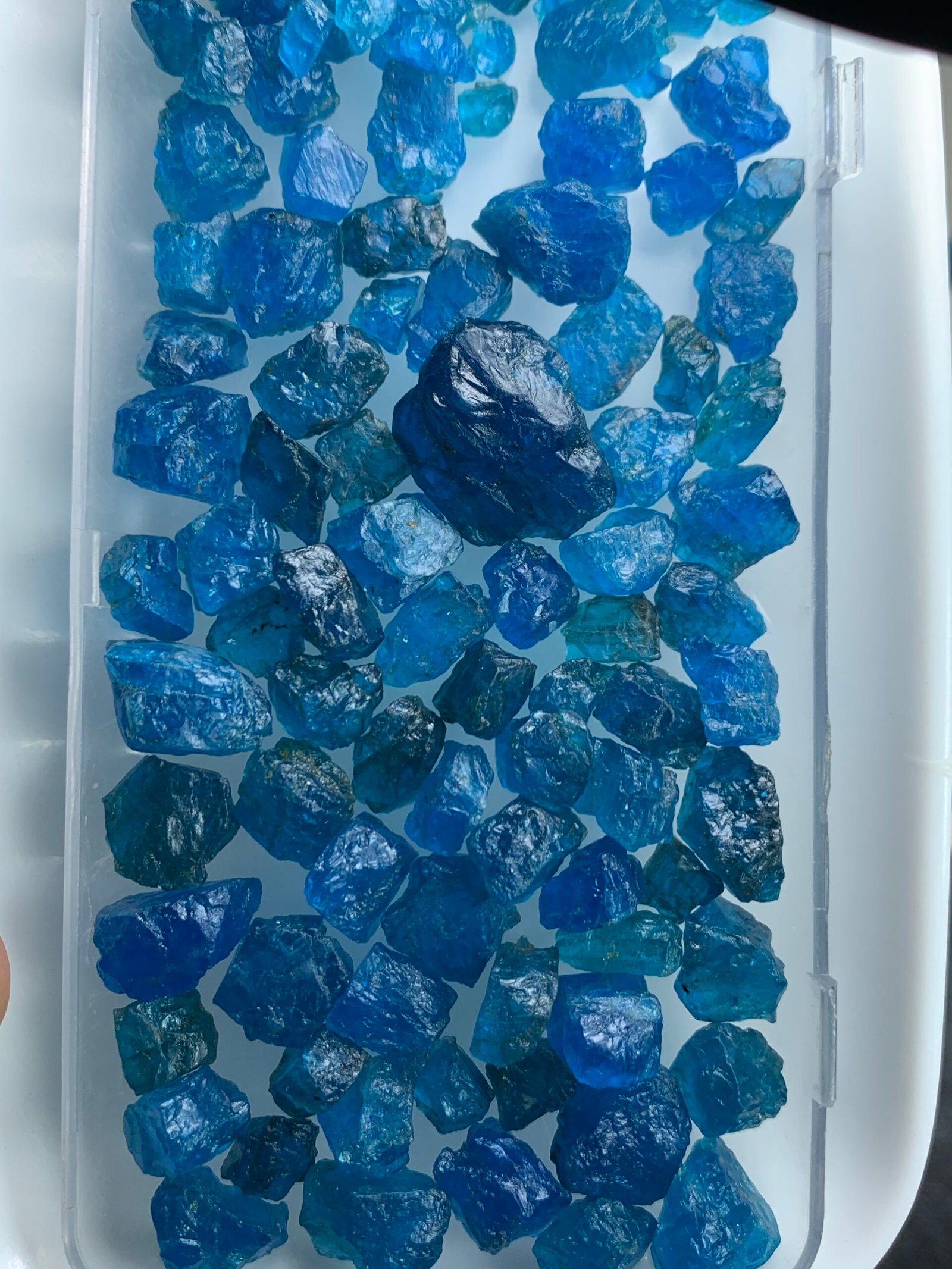 Blue Apatite rough 500 grams - Image 11
